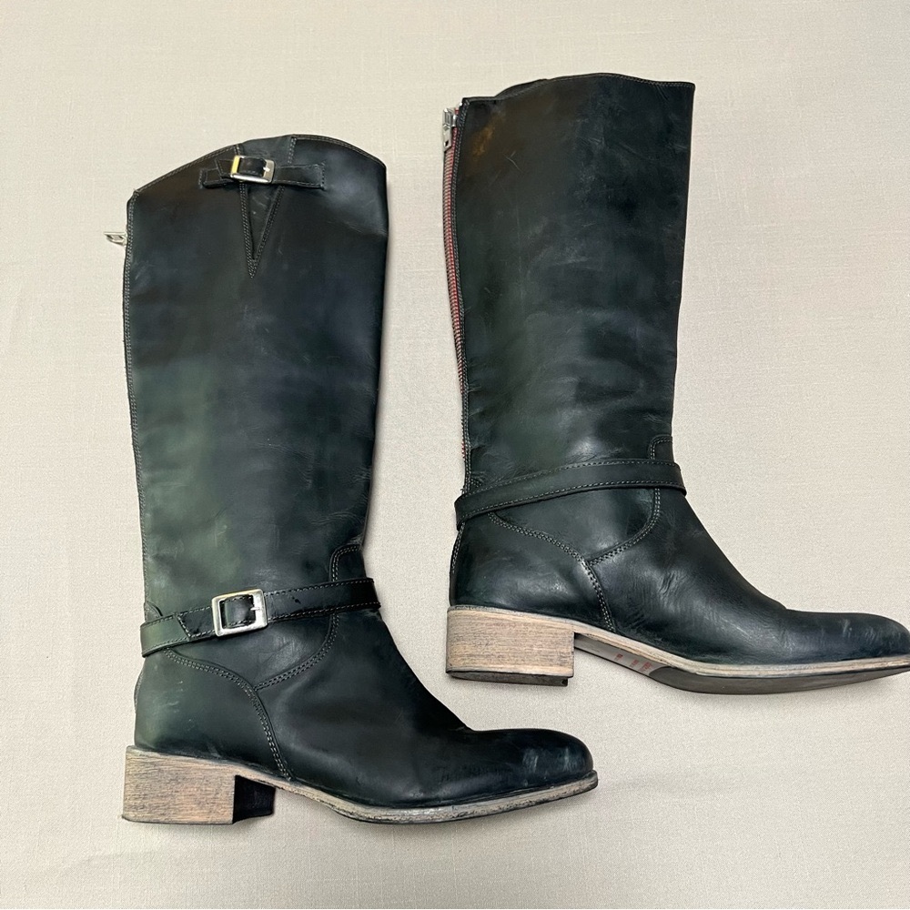 Charles David Black Over the Knee Boots